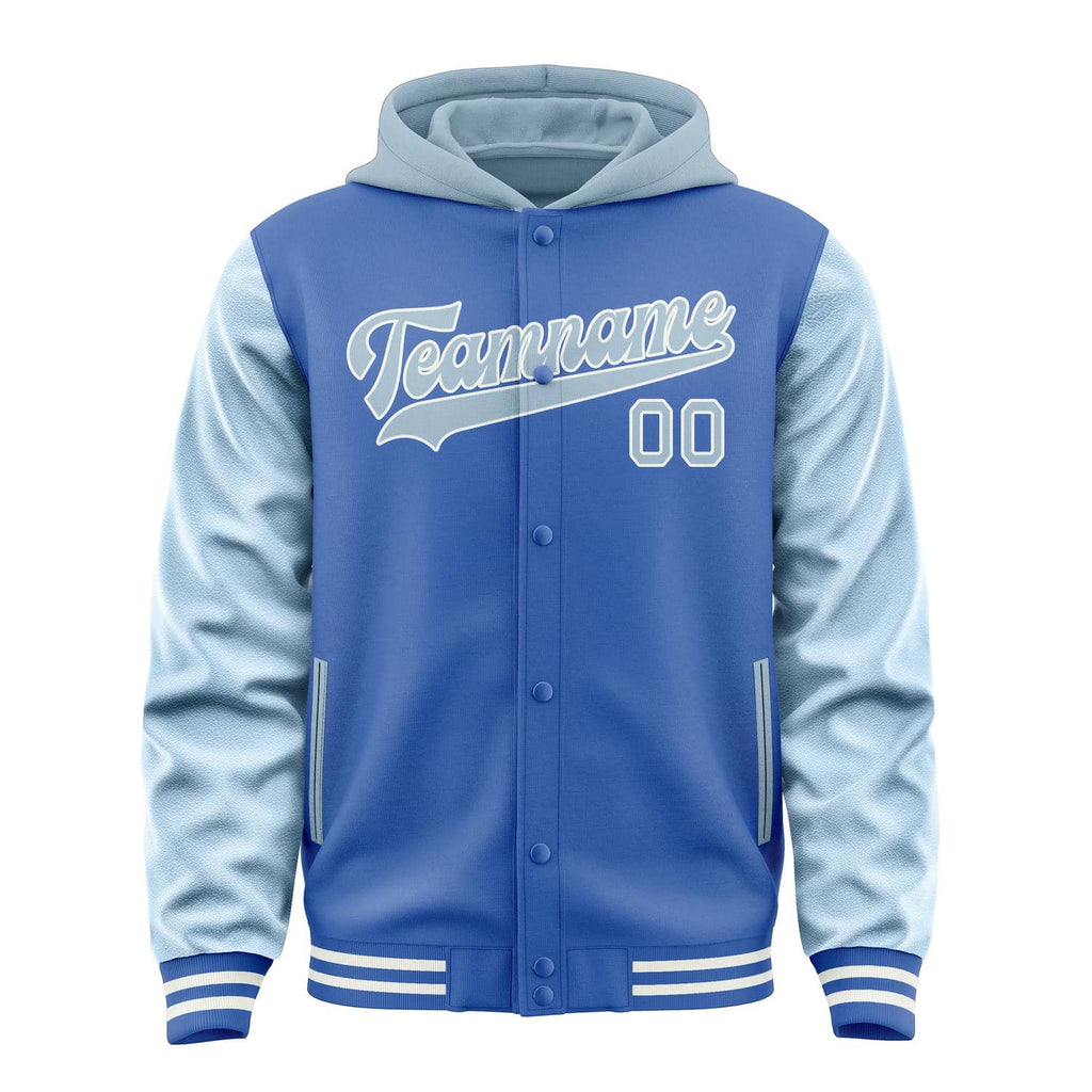 Custom Sky Blue Light Blue Jacket