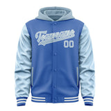 Custom Sky Blue Light Blue Jacket