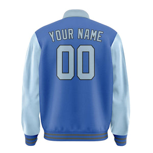 Custom Sky Blue Light Blue Jacket