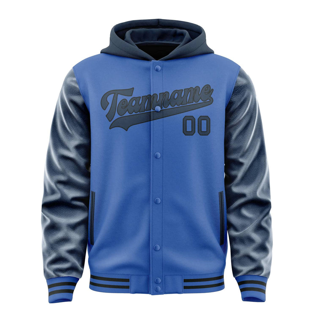 Custom Sky Blue Blue Jacket
