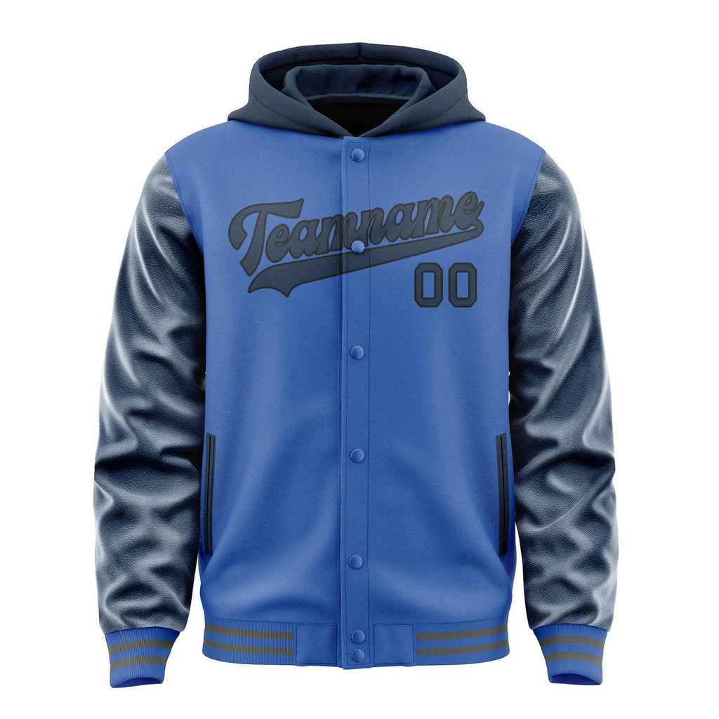 Custom Sky Blue Blue Jacket