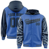 Custom Sky Blue Blue Jacket