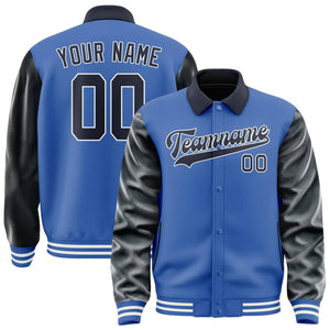 Custom Sky Blue Navy Jacket