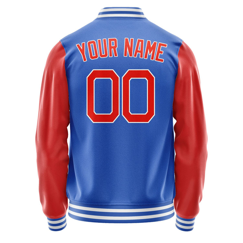 Custom Sky Blue Orange Red Jacket JA0909120917B21712