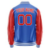 Custom Sky Blue Orange Red Jacket JA0909120917B21712