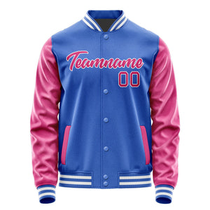 Custom Sky Blue Pink Jacket JA0909130917B21713
