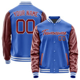 Custom Sky Blue Crimson Red Jacket