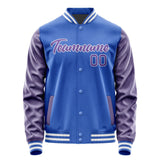 Custom Sky Blue Light Purple Jacket JA0909230917B21723
