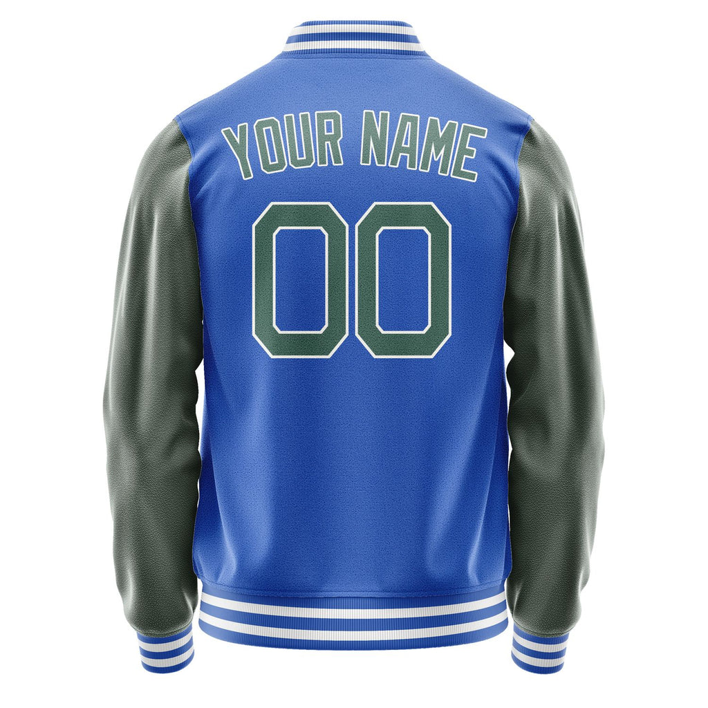 Custom Sky Blue Blue Green Jacket JA0909270917B21727