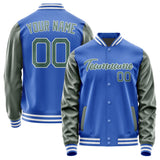 Custom Sky Blue Blue Green Jacket