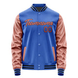 Custom Sky Blue Orange Jacket JA0909280920B21728