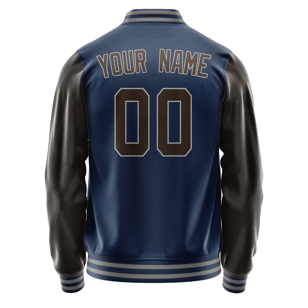 Custom Blue Brown Jacket JA1010011004B30401