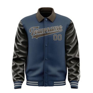 Custom Blue Brown Jacket