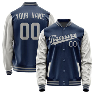 Custom Blue Gray Jacket JA1010041004B30404