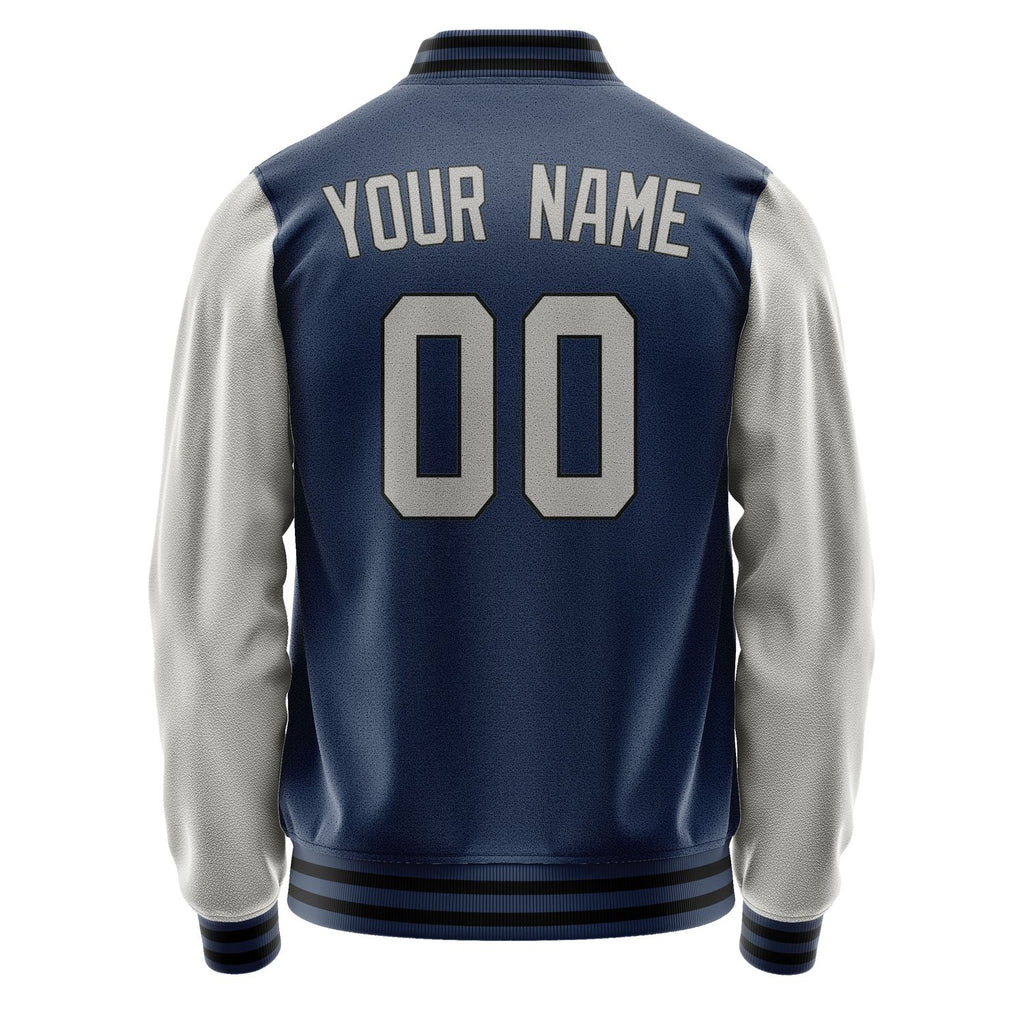 Custom Blue Gray Jacket JA1010041017B31704