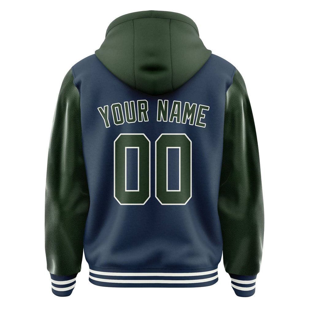 Custom Blue Dark Green Jacket