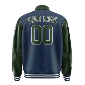 Custom Blue Dark Green Jacket