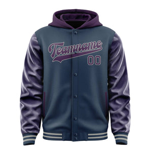 Custom Blue Purple Jacket