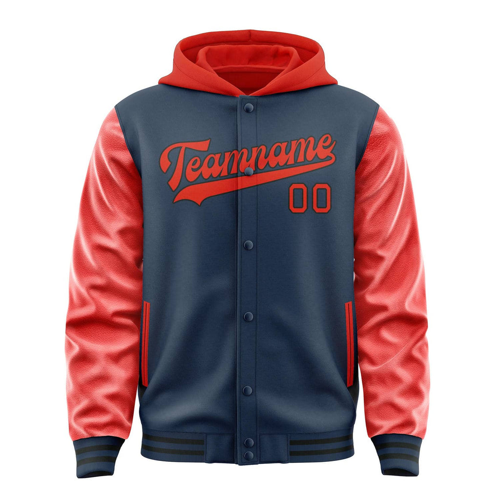 Custom Blue Orange Red Jacket