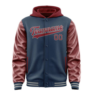 Custom Blue Crimson Red Jacket