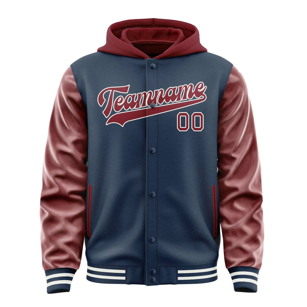Custom Blue Crimson Red Jacket