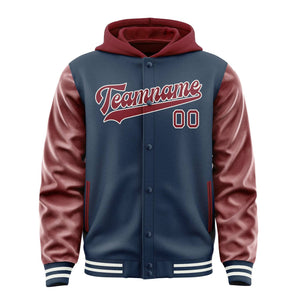 Custom Blue Crimson Red Jacket