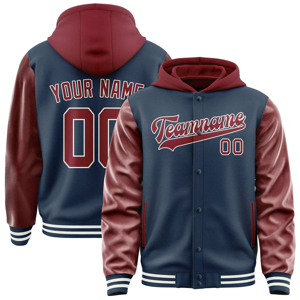 Custom Blue Crimson Red Jacket