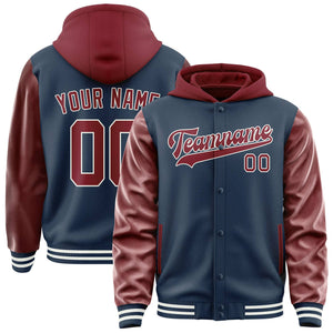 Custom Blue Crimson Red Jacket