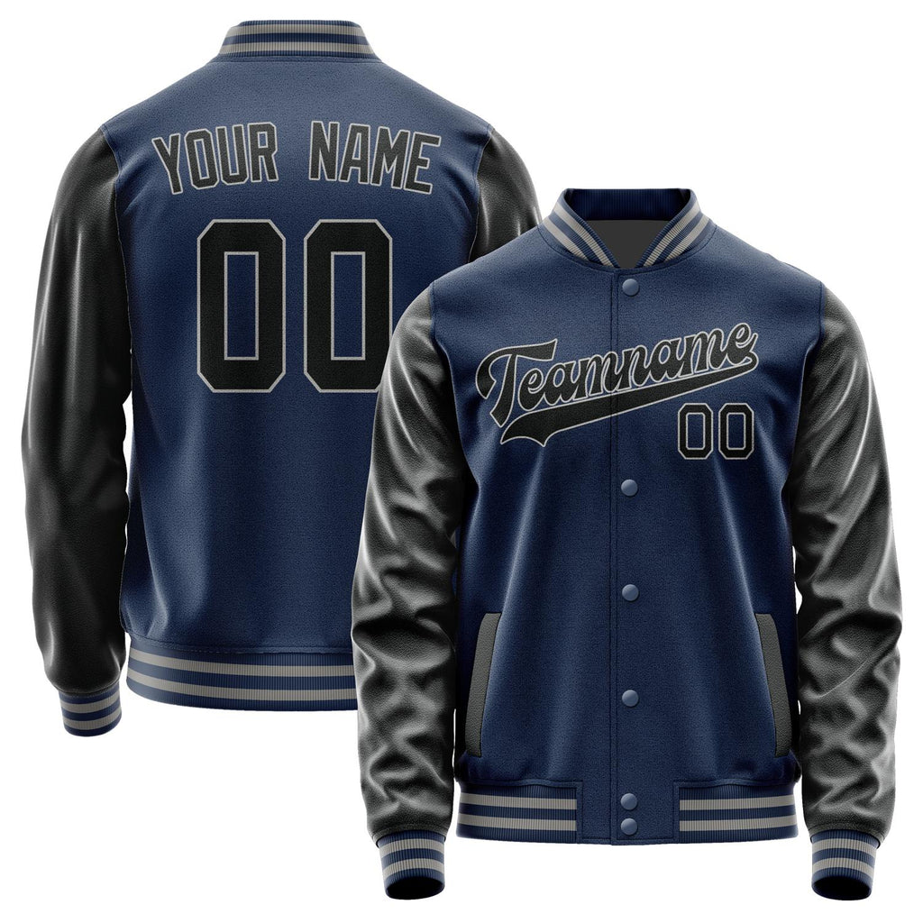 Custom Blue Black Jacket JA1010171004B30417