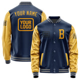 Custom Blue Yellow Jacket JA101019100417191917