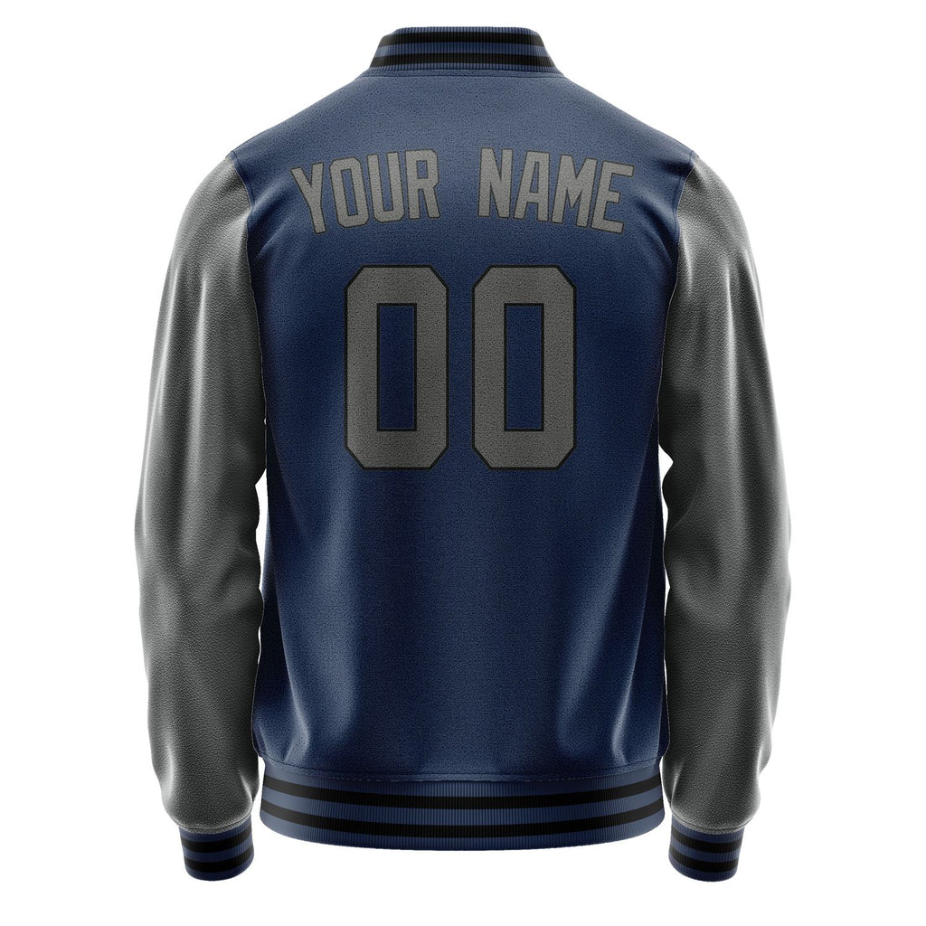Custom Blue Dark Grey Jacket JA1010201017B31720