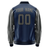Custom Blue Dark Grey Jacket JA1010201017B31720