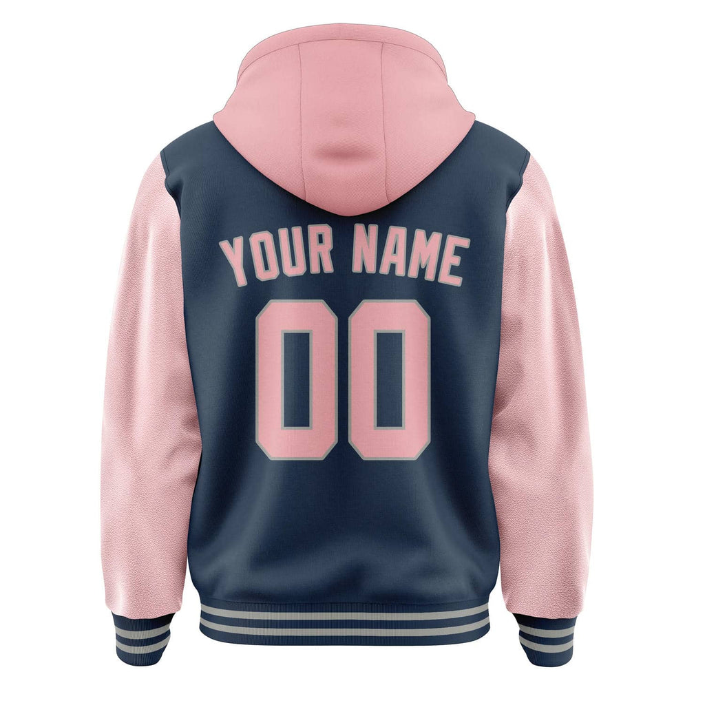 Custom Blue Light Pink Jacket