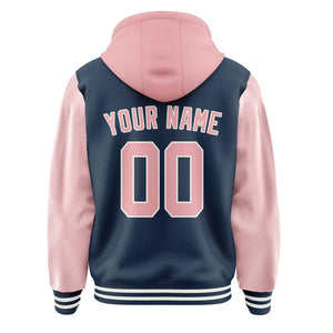 Custom Blue Light Pink Jacket