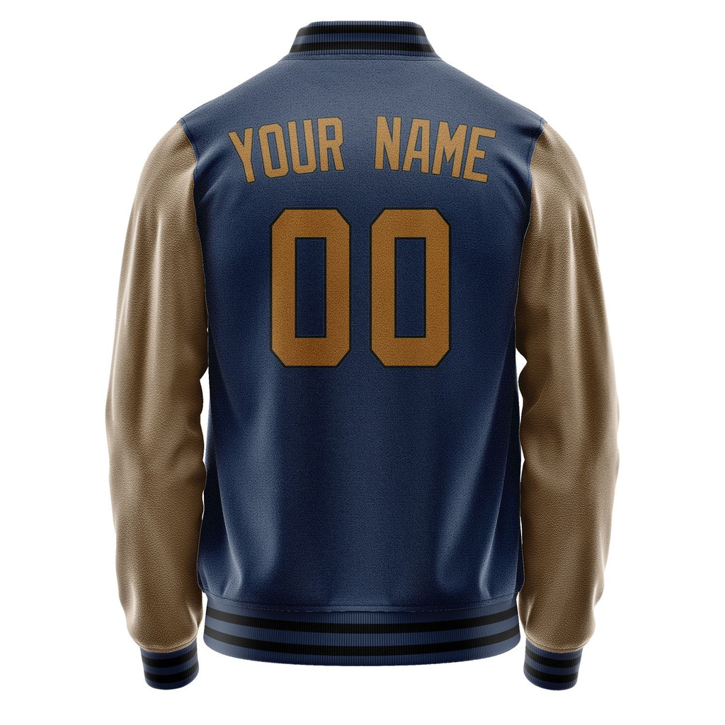 Custom Blue Khaki Jacket JA1010221017B31722