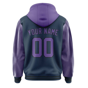 Custom Blue Light Purple Jacket