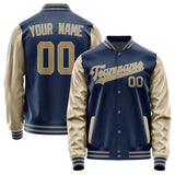 Custom Blue Light Khaki Jacket