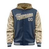 Custom Blue Light Khaki Jacket