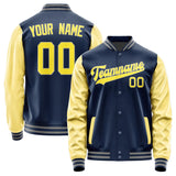 Custom Blue Light Yellow Jacket