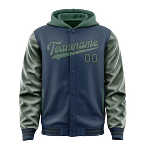 Custom Blue Blue Green Jacket