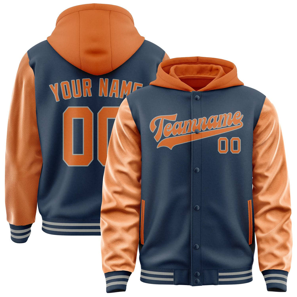 Custom Blue Orange Jacket