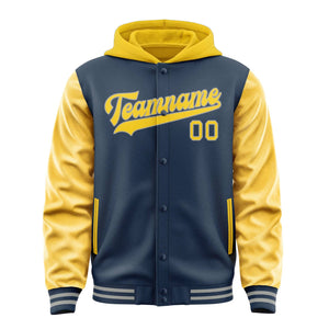 Custom Blue Gold Jacket