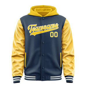 Custom Blue Gold Jacket