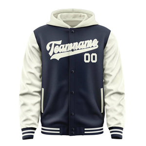 Custom Navy Cream Jacket