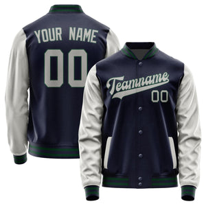 Custom Navy Gray Jacket JA1111041105B30504