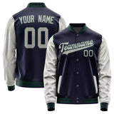 Custom Navy Gray Jacket JA1111041105B30504