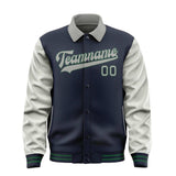 Custom Navy Gray Jacket