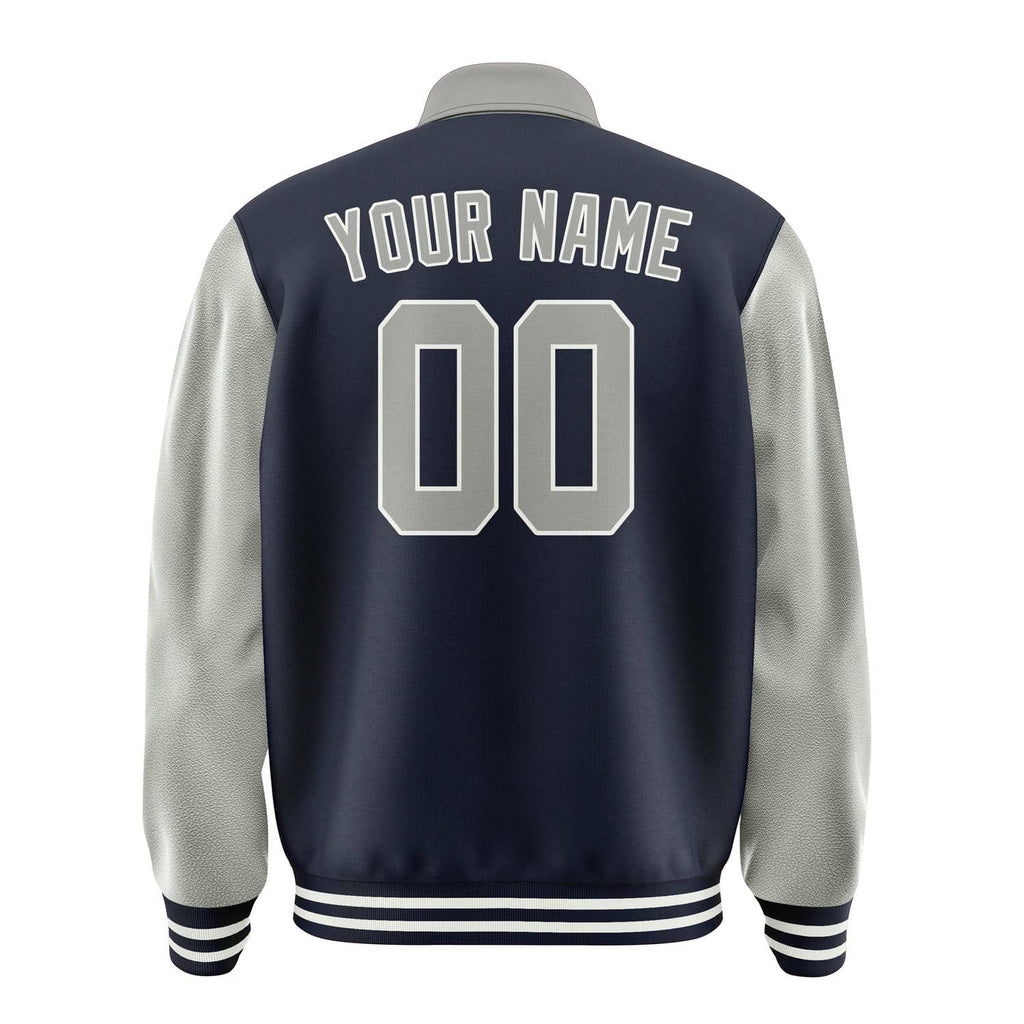 Custom Navy Gray Jacket