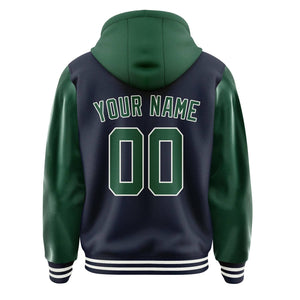 Custom Navy Green Jacket