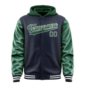 Custom Navy Green Jacket